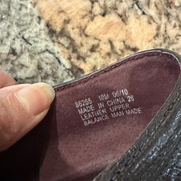 Indigo Black Leather Heels - Picture 8 of 8